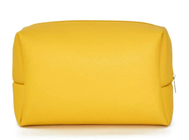 Waterproof Double-sided Leather Toiletry Bag