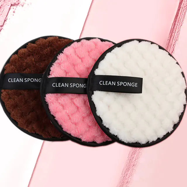 Makeup Remover Puff and Cotton Pads