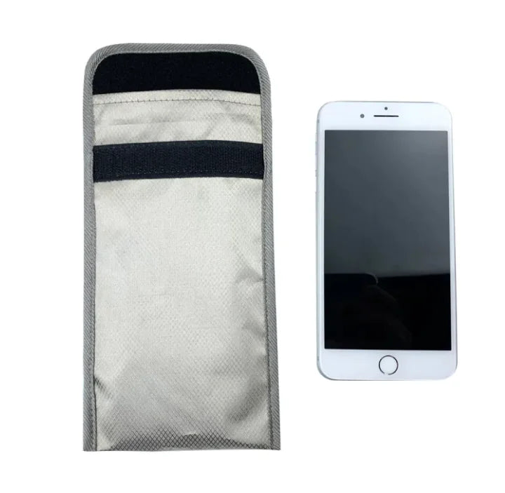 Stylish Silver Grey Mobile Phone Bag