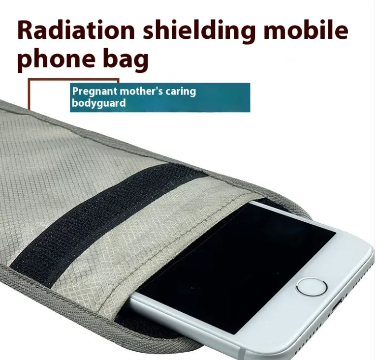 Stylish Silver Grey Mobile Phone Bag